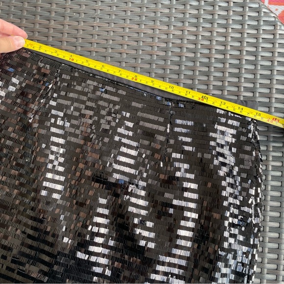 Worthington Black Sequin Skirt Size S - Picture 7 of 8